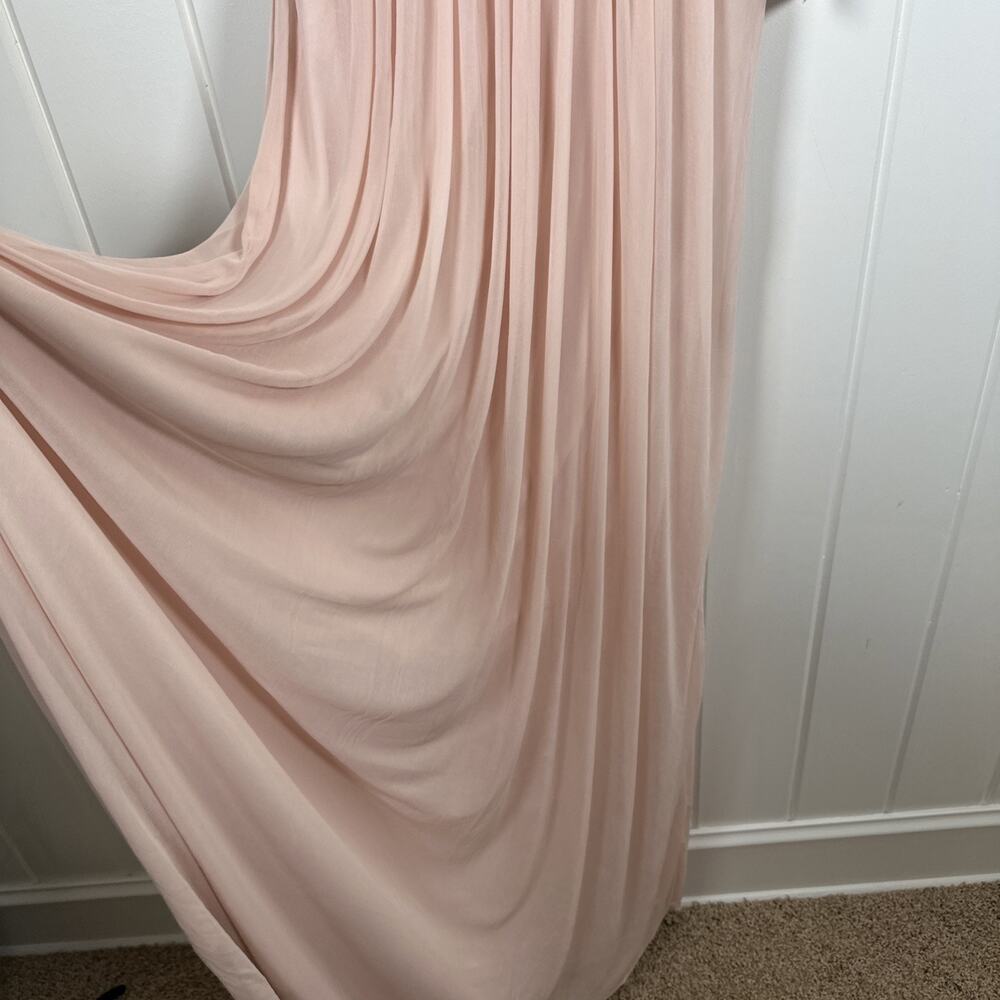 Birdy Grey Dress XS Pale Blush Kiko Halter Formal‎ Bridesmaid Maxi Dress NWT! - Picture 5 of 12
